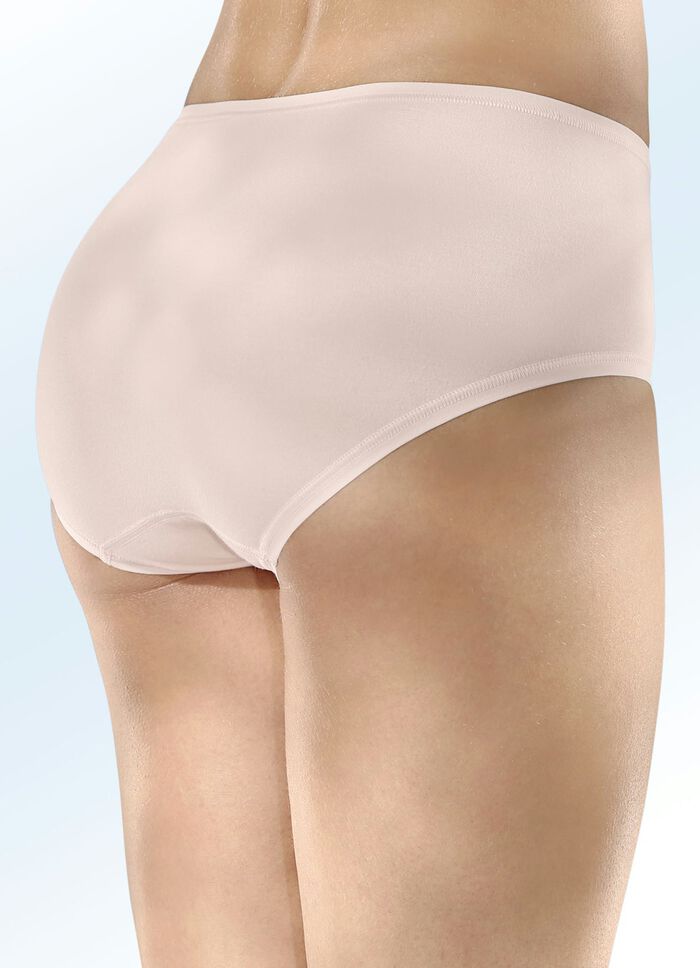 Speidel Dreierpack Slips mit flachen, elastischen Abschl&uuml;ssen PUDER