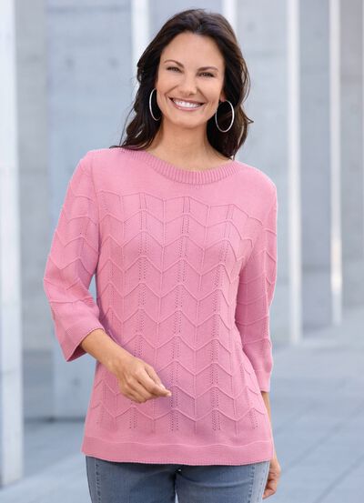 Pullover in Mustermix 