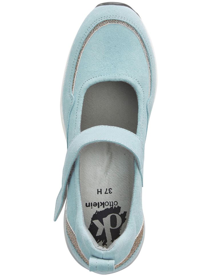 ELENA EDEN Spangenschuh mit Glitzereins&auml;tzen BLEU