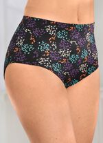 Viererpack Slips mit buntem Druckdessin 