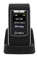 Olympia Style-Duo Klapphandy mit extra gro&szlig;er Schrift SCHWARZ