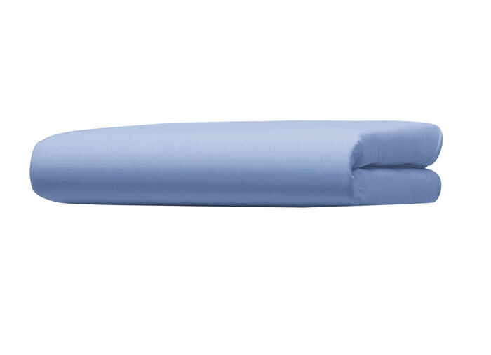 Doppel-Jersey Spannbetttuch BLAU