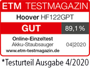Logo_Art07450_HooverHF122GPT_ETM_Testmagazin Logo_Art07450_HooverHF122GPT_ETM_Testmagazin